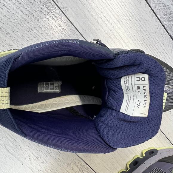 On Cloudtrax Women’s Hiking Boots 10 Purple Trail Outdoor Shoes Great Condition - Picture 7 of 10